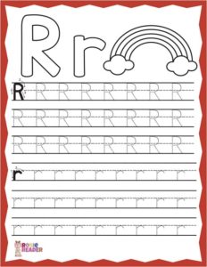 trace the letter r