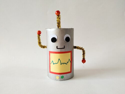 Robot Toilet Paper Rolls Craft - Made To Be A Momma
