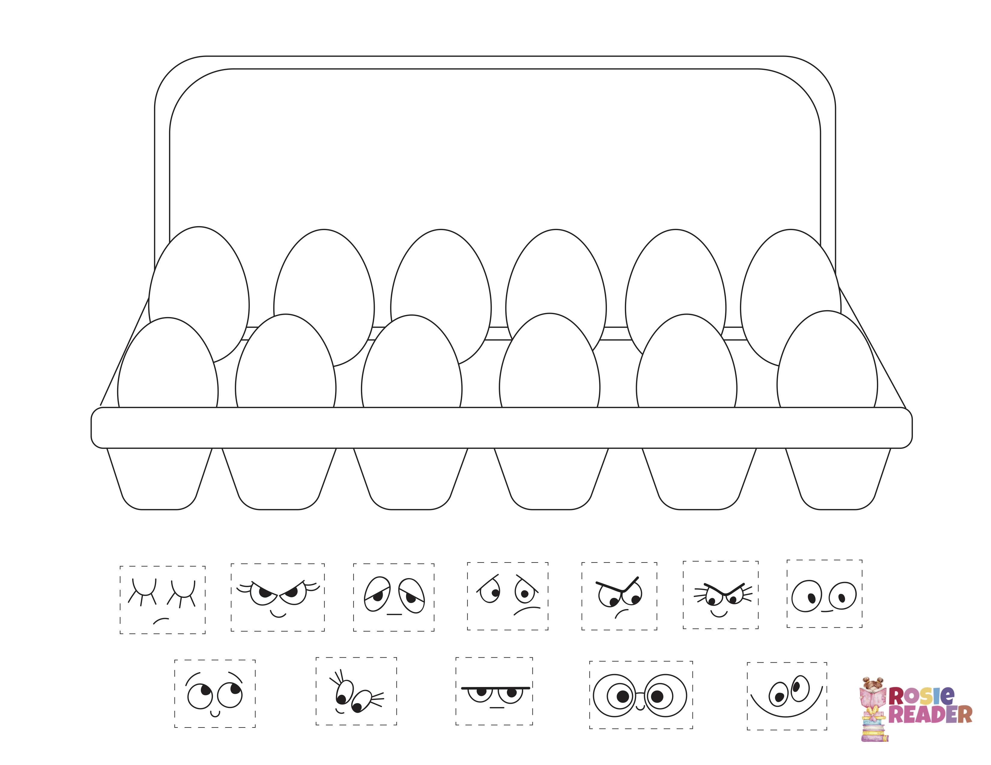 Egg Carton Math Worksheet