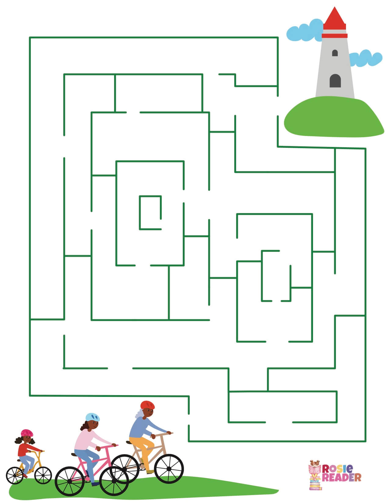 beginner mazes preschool and kindergarten 1 worksheet free printable