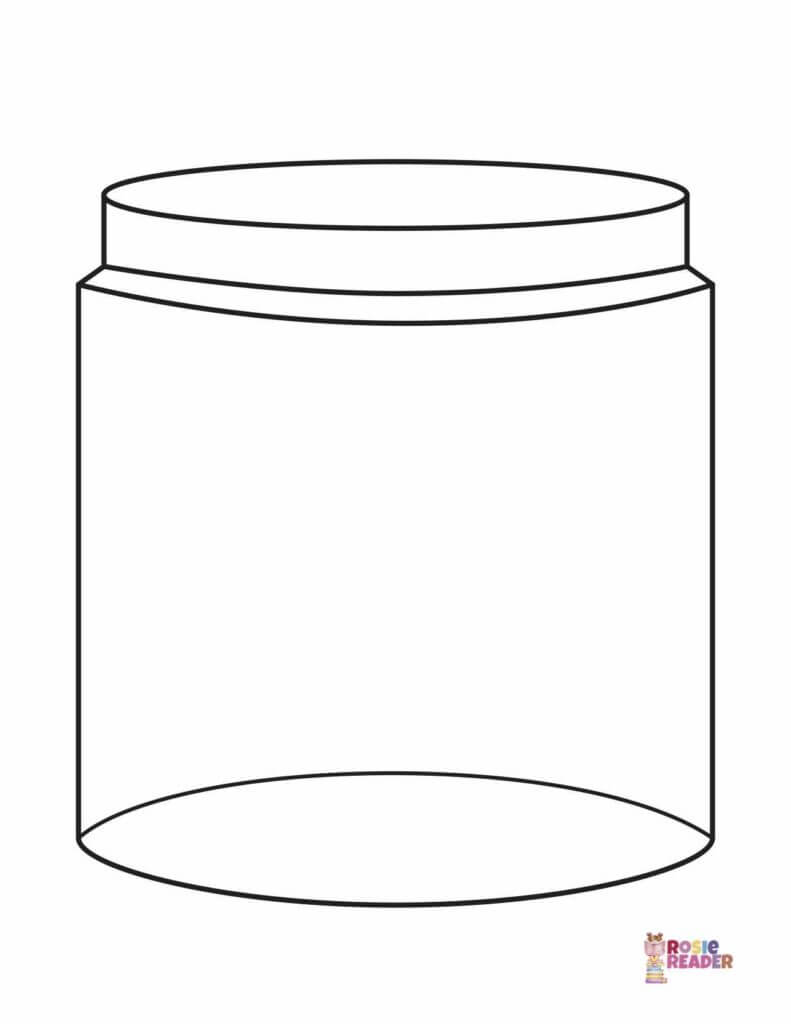 Jar Template Reading adventures for kids ages 3 to 5