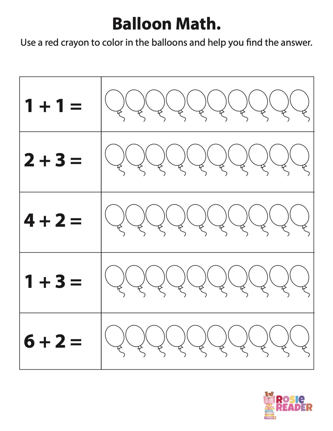 counting preschool worksheets
