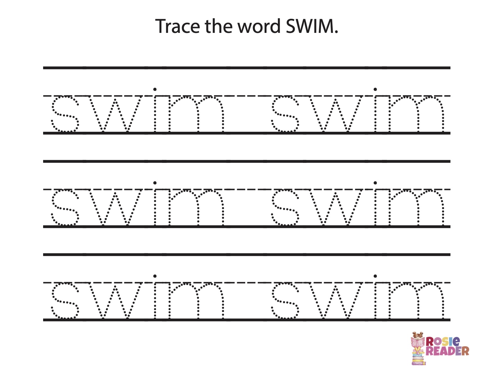 trace the word