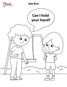 Consent Coloring Page - Reading adventures for kids ages 3 to 5