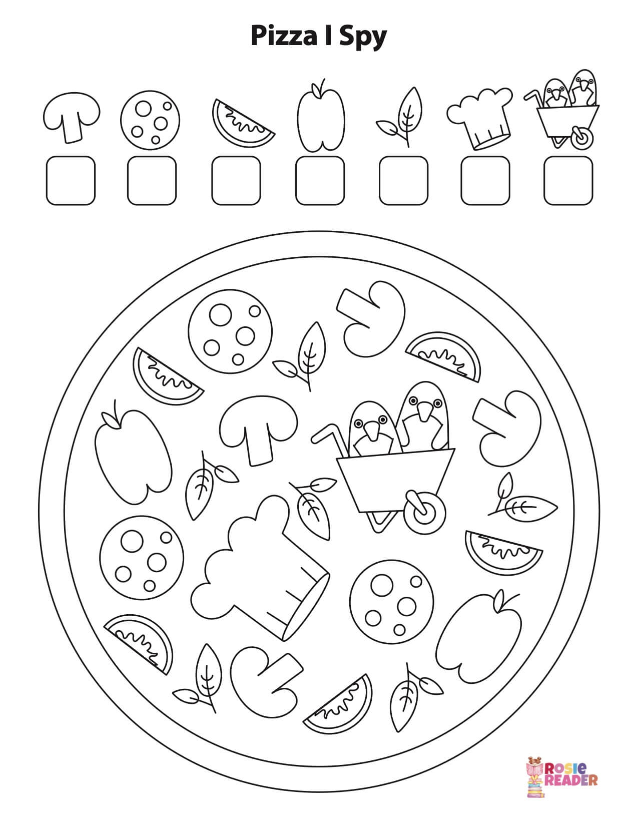i spy coloring pages for kids