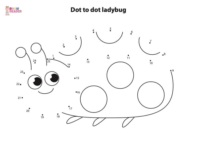 dot to dot ladybug