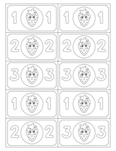 Fake Money Printables - Reading adventures for kids ages 3 to 5