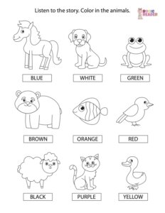 Brown Bear Printables - Reading adventures for kids ages 3 to 5