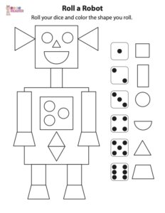 Robot Coloring Pages - Reading adventures for kids ages 3 to 5