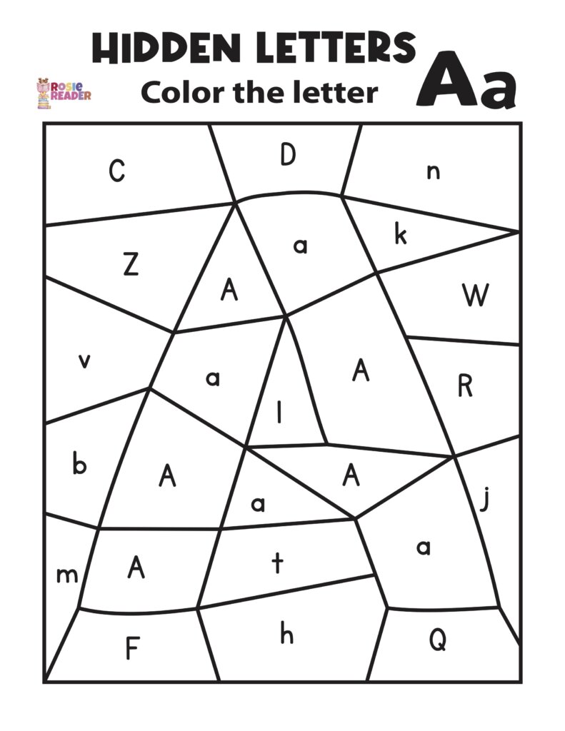 color letter a